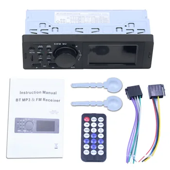 1 DIN Car Áudio Estéreo Automotivo Bluetooth USB com USB/SD/AUX Cartão Em-Traço Autoradio FM MP3 Player para PC Tipo:ISO-M2