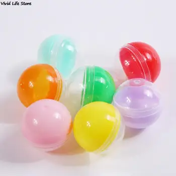 100Pcs PP Plástico Transparente Surpresa Bola de Meia Clara de Meia Cor da Bola Redonda Vazio Brinquedo de Venda de Bola Dom Crianças 32mm