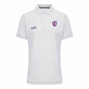 2023 França de Rugby Casa Jersey branco Camisa de polo de 2023/24 de CASA FRANÇA de RUGBY camisa de TREINO camisa sem mangas de tamanho S--3XL-5XL