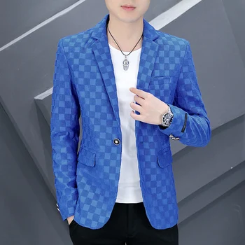 2023 nova Boutique de moda masculina de todos-jogo casual terno coreano versão slim jovens terno tendência bonito high-end Blazer