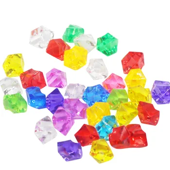 50PCS 14*11 mm de Acrílico Cristal de Diamante Peão Irregular de Pedra Chessman Peças do Jogo de Jogos De Tabuleiro de Acessórios de 22 de cores