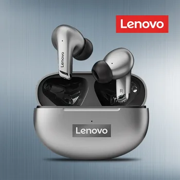 a lenovo LP5 Verdadeiro sem Fio Bluetooth Fone de ouvido TWS Cancelamento de Ruído Jogos de esportes ouvindo música em fones de ouvido