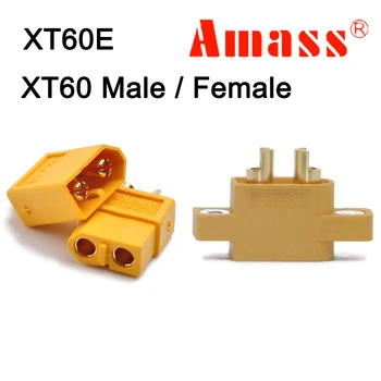 Acumular XT60+ Plug XT60E XT60HBullet Conectores Com Plugues Bainha de Habitação 5 do sexo Masculino 5 Feminino (5 Pares )