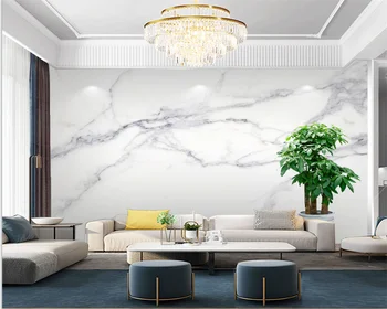 beibehang papel de parede Personalizado moderna atmosfera de luxo simples de jazz de mármore branco de pedra papel de parede de fundo