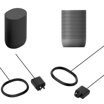 Carregador sem fios para Sonos Mover, suporte de Carregamento Doca de Base para Sonos Mover compatível com Bluetooth alto-Falante com 45W Adaptador