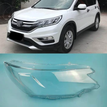 Carro da Frente Farol de Lente Auto Shell de Cobertura Para Honda CRV 2015 2016 Substituição do Carro da Lente Transparente Abajur Lampcover Brilhante