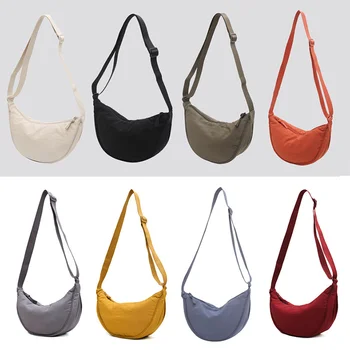 Casual Nylon Vagabundos Saco Crossbody para as Mulheres Designer Sacos de Ombro, Grande Capacidade de Tote Senhora de Viagem Shopper Bag Feminina Bolsas de 2023