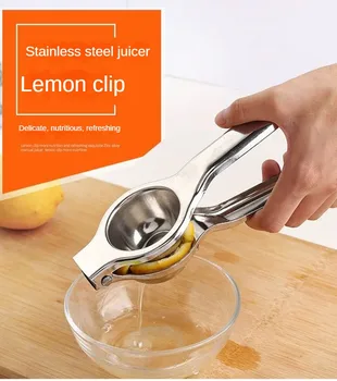 De Aço inoxidável de Limão Espremedor de Mão Manual do Juicer Kitchen Ferramentas para Cal de Limão Frutos de Laranja Sumo de Limão Prima Espremedor