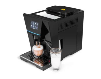 Duplo caldeiras one touch cappuccino, máquina de café automática da itália máquina de café expresso