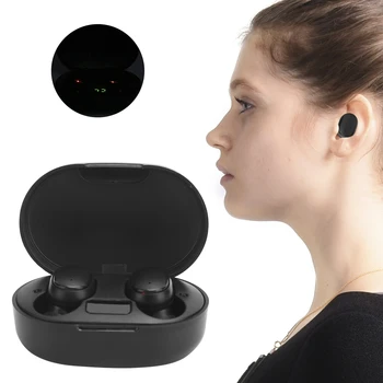 E6S TWS V5.1 Bluetooth sem Fio do Fone de ouvido Portátil Esportes Fones de ouvido para o Telefone Esperto