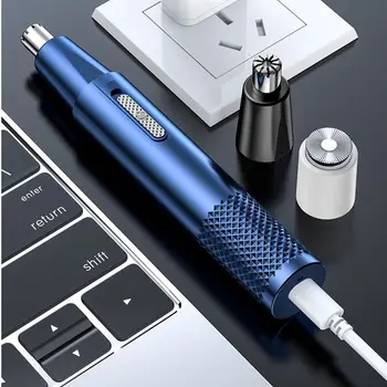 Elétrica Nariz Ouvido Aparador de Pêlos Removedor de Homens Profissional Recarregável Clipper USB