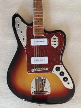 Em estoque - Alta qualidade Cougar guitarra elétrica, baked maple braço da guitarra-do-sol cor, liberação rápida