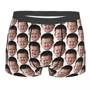 Hasbulla Meme Colagem de Homens de Cueca Mini Khabib Blogger Cuecas Boxer Shorts, Cuecas Engraçado Respirável Cuecas para o sexo Masculino S-XXL