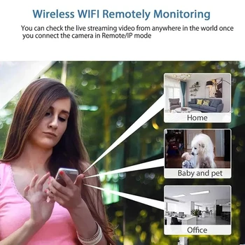 Hd Mini Segurança Câmera de vídeo 1080p X5 Câmera Ip sem Fio Smart Home Wifi Baby Monitor Câmera Micro Voz de Câmaras de Vídeo