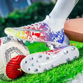 Homens FG Sapatos de Futebol de Relva Artificial de Futebol de Terra Sapatos de AF e TF Sapatos de Futebol Campo de Futebol de Calçados