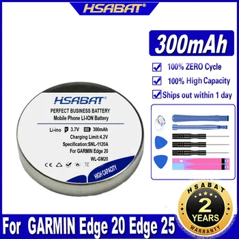 HSABAT 300mAh WL-GM20 PD2430 Bateria para GARMIN Edge 20 / Edge 25 De Baterias