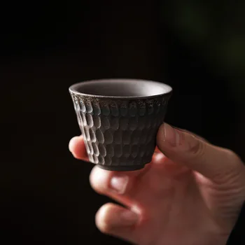 Japonês Imitação De Lenha Xícara De Chá De Xícara (Chá) Retro Kung Fu Chá Teaware Pequena Tigela De Chá Xícara De Chá De Antiguidades Xícara De Chá De Copos Caneca