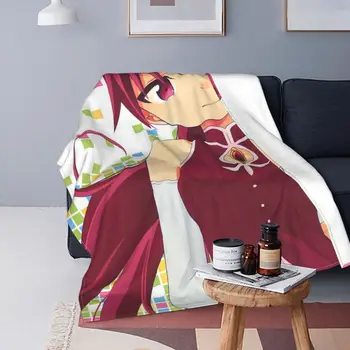 Kyouko Sakura Animes Fuzzy Cobertores Puella Magi Madoka Magica Vintage Jogar Cobertores para a Home do Hotel Sofá