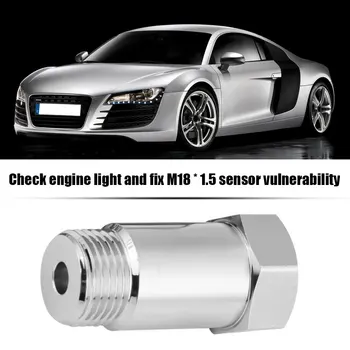 Luz do Motor da verificação Eliminador de Sensor de O2 de Escudo Protetor Plug Adaptador M18 x 1.5