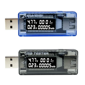 Medidores da tensão Corrente Tensão Capacidade Testador de Bateria USB Volts de Tensão de Corrente de Médico Carregador de Capacidade do Testador de Medidor de Energia do Banco