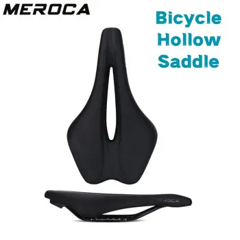 MEROCA Bicicleta Oco Sela Respirável para MTB Estrada de Montanha Bicicleta Dobrável Absorção de Choque Almofada Moto Peças