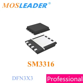 Mosleader SM3316 DFN3X3 100PCS 500PCS 1000PCS SM3316NSQA SM3316NSQA-TRG Canal N-30V 25A Chinês de Alta qualidade