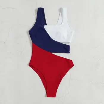 Mulheres Conservadora de Bikini Swimwear, 5 Cores, Um Pedaço de roupa de banho, roupa de banho para as Mulheres, Novas, em Forma de 2023