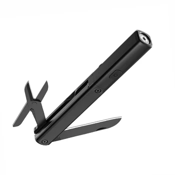 Multifuncional caneta em forma de ferramenta, tesoura, três-em-uma ferramenta multifuncional, exterior ferramenta MC889