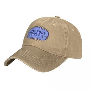 Profundo Eddy Vodka Logotipo Boné Chapéu de Cowboy novo no chapéu de Caminhada chapéu anime personalizado cap cap feminino masculino