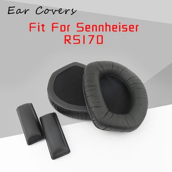 Protecções para Sennheiser Eapads RS170 RS 170 Headband Headphones Protecção Almofadas, Capas de Veludo Ouvido Almofada de Peças de Reposição
