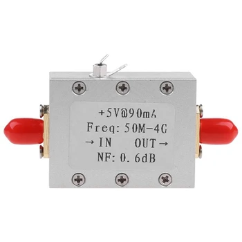RF Módulo Amplificador de Baixo Ruído de RF Amplificador de Módulo de Metal RF Módulo Amplificador de Radio Conselho LNA 50M-4Ghz NF=0.6 DB