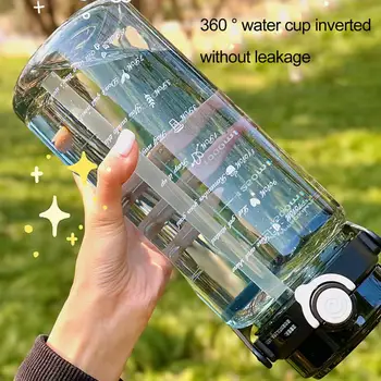 Seguro Garrafa de Bebida de Grande calibre Água Caneca Selado Beber Água de Verão Reutilizável Garrafas de Água