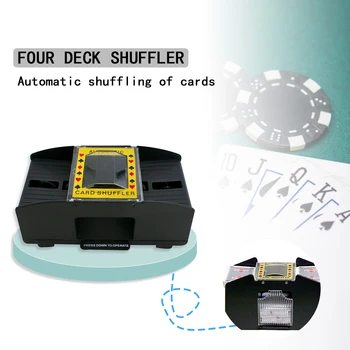 Shuffle Máquina 2 Deck 6 Deck Jogo de cartas de Poker de Cartas de Jogar Automática Embaralhar para o Jogo de Entretenimento Acessórios