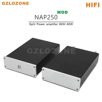 Split hi-fi NAP250 MOD 2SC5200 amplificador de Potência Estéreo 80W+80W Base de NAIM