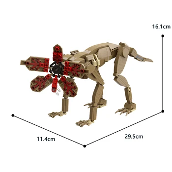 Strangered Coisas Demodog Monstro Kit de Construção de Criaturas Predatórias Modelo 474 Peças de Brinquedos Terno para Crianças de Presente
