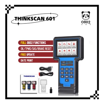 Thinkcar THINKSCAN 601 Automotivo OBD2 para Scanner Motor, ABS, SRS Sistemas com Óleo EPB SAS TPMS a Função de Reset de Vida Atualização Gratuita