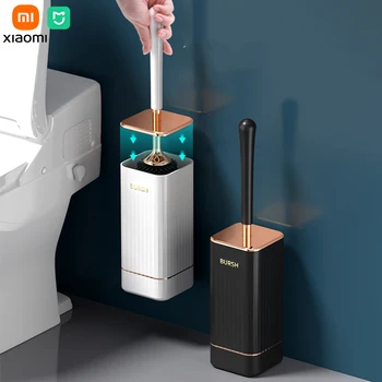 Xiaomi Mija Wc Pincel de Silicone TPR Escova de Limpeza WC Ferramenta de Limpeza para montagem na Parede Escova de vaso Sanitário Conjuntos de Acessórios de casa de Banho Ferramentas